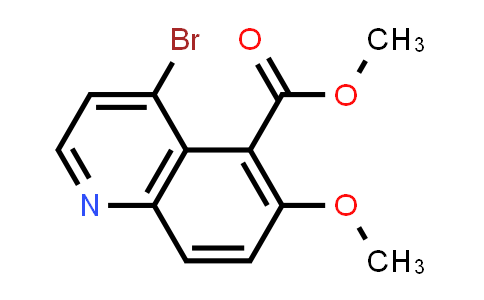 CAS No. 1402145-83-8, Methyl 4-bromo-6-methoxyquinoline-5-carboxylate
