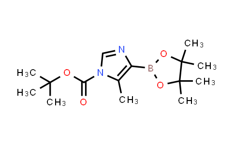 CAS No. 1402174-59-7, tert-Butyl 5-methyl-4-(4,4,5,5-tetramethyl-1,3,2-dioxaborolan-2-yl)-1H-imidazole-1-carboxylate