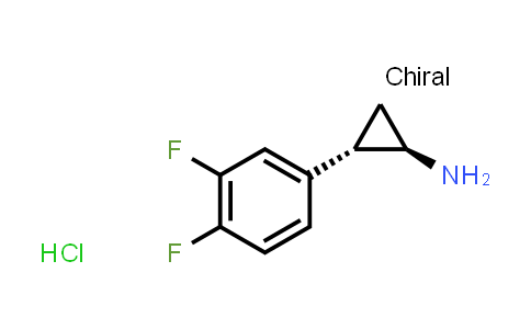 CAS No. 1402222-66-5, (1R,2S)-2-(3,4-Difluorophenyl)cyclopropylamine hydrochloride