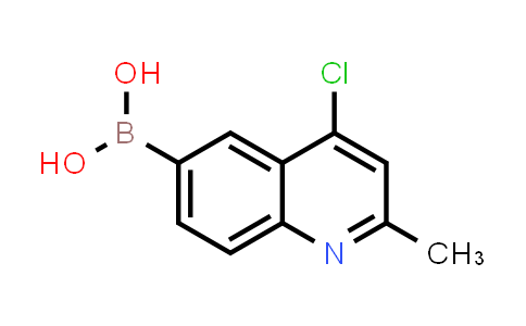 CAS No. 1402238-27-0, (4-Chloro-2-methylquinolin-6-yl)boronic acid