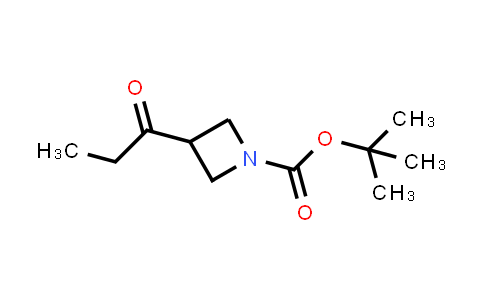 CAS No. 1402238-42-9, tert-Butyl 3-propionylazetidine-1-carboxylate