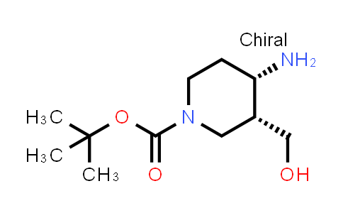 CAS No. 1402249-02-8, (3R,4S)-tert-Butyl 4-amino-3-(hydroxymethyl)piperidine-1-carboxylate