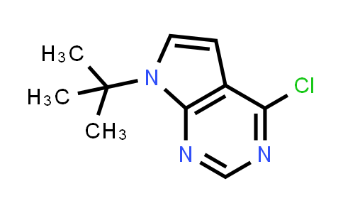CAS No. 1402444-77-2, 7-(tert-Butyl)-4-chloro-7H-pyrrolo[2,3-d]pyrimidine