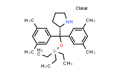 CAS No. 1402544-73-3, (2S)-2-[Bis(3,5-dimethylphenyl)[(triethylsilyl)oxy]methyl]pyrrolidine