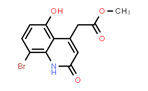 CAS No. 1402597-31-2, 4-Quinolineacetic acid, 8-bromo-1,2-dihydro-5-hydroxy-2-oxo-, methyl ester