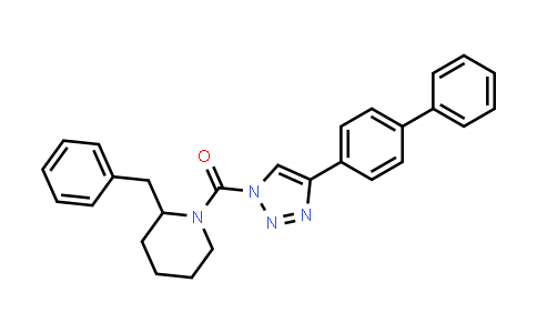 CAS No. 1402612-55-8, Methanone, (4-[1,1'-biphenyl]-4-yl-1H-1,2,3-triazol-1-yl)[2-(phenylmethyl)-1-piperidinyl]-