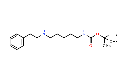 1402612-60-5 | Carbamic acid, N-[5-[(2-phenylethyl)amino]pentyl]-, 1,1-dimethylethyl ester