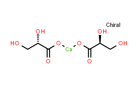 CAS No. 14028-63-8, L-Glyceric acid hemi-calcium salt