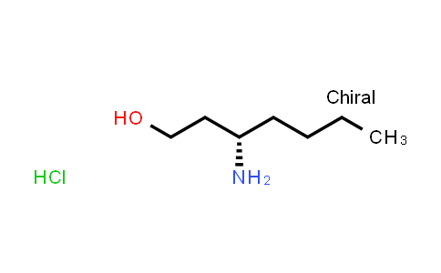 CAS No. 1402805-31-5, (S)-3-Aminoheptan-1-ol hydrochloride