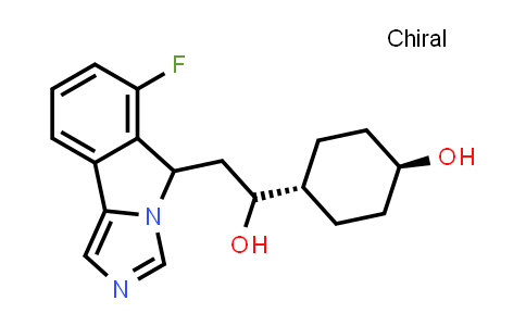 CAS No. 1402837-66-4, 5H-Imidazo[5,1-a]isoindole-5-ethanol, 6-fluoro-α-(trans-4-hydroxycyclohexyl)-