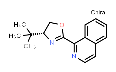 CAS No. 1402851-53-9, 1-[(4R)-4-tert-Butyl-4,5-dihydro-2-oxazolyl]isoquinoline
