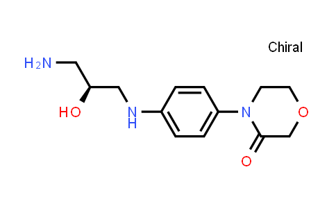 CAS No. 1403383-56-1, 3-Morpholinone, 4-[4-[[(2S)-3-amino-2-hydroxypropyl]amino]phenyl]-