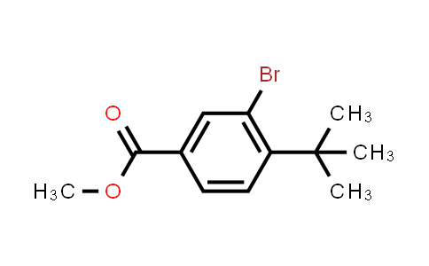 CAS No. 14034-08-3, Methyl 3-bromo-4-(tert-butyl)benzoate