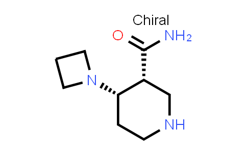 CAS No. 1403766-65-3, rel-(3R,4S)-4-(Azetidin-1-yl)piperidine-3-carboxamide
