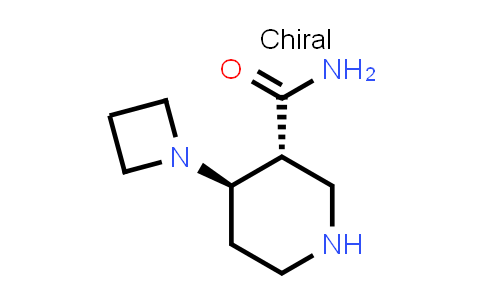 CAS No. 1403766-82-4, rel-(3R,4R)-4-(Azetidin-1-yl)piperidine-3-carboxamide