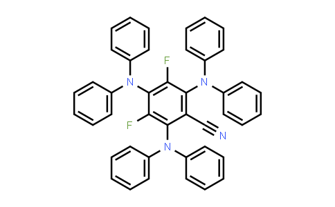 CAS No. 1403850-00-9, 2,4,6-Tris(diphenylamino)-3,5-difluorobenzonitrile