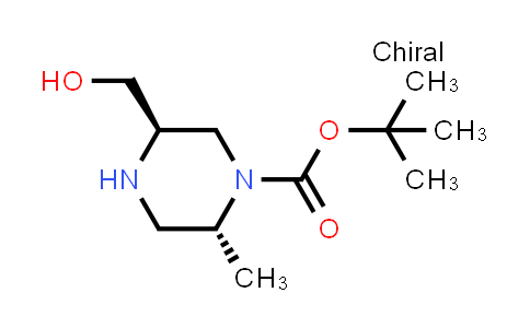 CAS No. 1403898-64-5, tert-Butyl (2R,5R)-5-(hydroxymethyl)-2-methylpiperazine-1-carboxylate