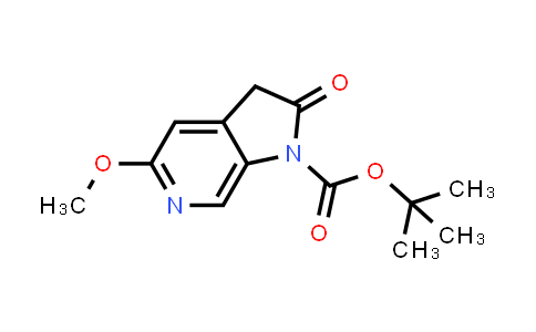 CAS No. 1403899-61-5, tert-Butyl 5-methoxy-2-oxo-2,3-dihydro-1H-pyrrolo[2,3-c]pyridine-1-carboxylate