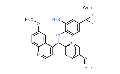CAS No. 1404088-23-8, N-[(8α,9S)-6'-Methoxycinchonan-9-yl]-4-trifluoromethyl-1,2-benzenediamine