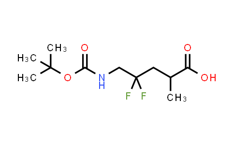 CAS No. 1404196-60-6, 5-(tert-Butoxycarbonylamino)-4,4-difluoro-2-methylpentanoic acid