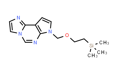 CAS No. 1404299-74-6, 7-((2-(Trimethylsilyl)ethoxy)methyl)-7H-imidazo[1,2-c]pyrrolo[3,2-e]pyrimidine
