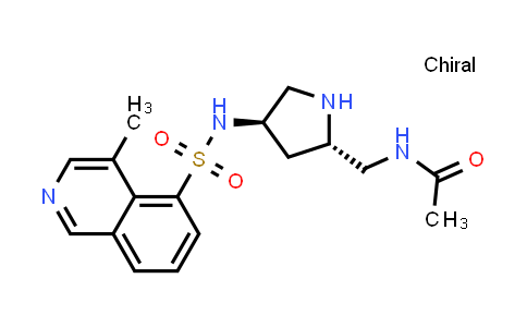 CAS No. 1404437-50-8, Acetamide, N-[[(2S,4R)-4-[[(4-methyl-5-isoquinolinyl)sulfonyl]amino]-2-pyrrolidinyl]methyl]-