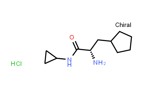 CAS No. 1404457-08-4, (S)-2-amino-3-cyclopentyl-N-cyclopropylpropanamide hydrochloride