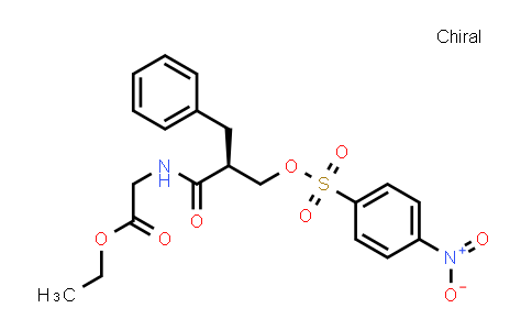 CAS No. 1404514-08-4, (S)-ethyl 2-(2-benzyl-3-(4-nitrophenylsulfonyloxy)propanamido)acetate