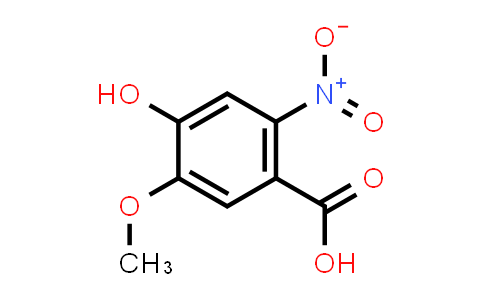 CAS No. 140647-01-4, 4-Hydroxy-5-methoxy-2-nitrobenzoic acid