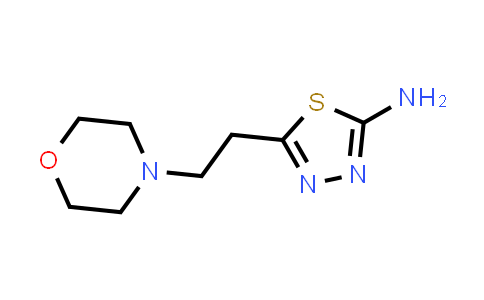 CAS No. 14068-83-8, 5-(2-Morpholinoethyl)-1,3,4-thiadiazol-2-amine