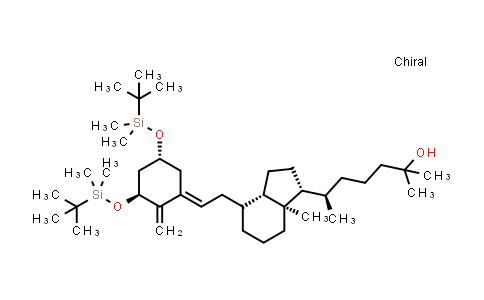 CAS No. 140710-98-1, (6R)-6-((1R,3aS,7aR)-4-((E)-2-((3S,5R)-3,5-bis(tert-butyldimethylsilyloxy)-2-methylenecyclohexylidene)ethyl)-7a-methyloctahydro-1H-inden-1-yl)-2-methylheptan-2-ol