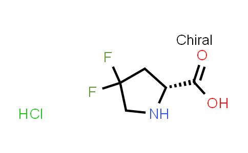 CAS No. 1407991-25-6, (R)-4,4-Difluoropyrrolidine-2-carboxylic acid hydrochloride