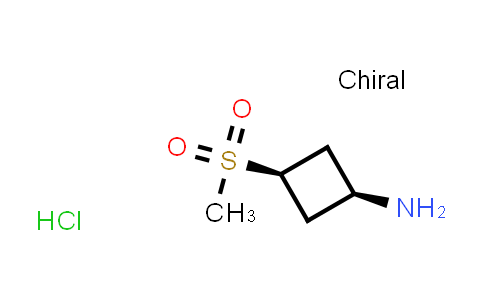 CAS No. 1408074-56-5, cis-3-(Methylsulfonyl)cyclobutanamine hydrochloride