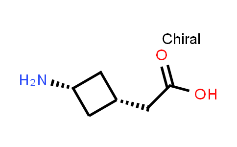 CAS No. 1408074-73-6, cis-(3-Aminocyclobutyl)acetic acid