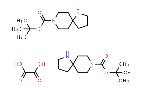 CAS No. 1408075-17-1, tert-Butyl 1,8-diazaspiro[4.5]decane-8-carboxylate hemioxalate