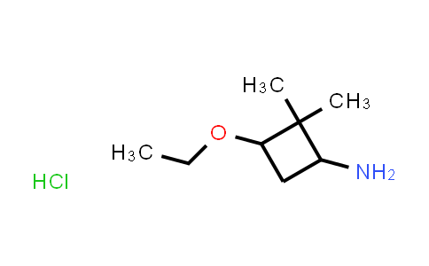 CAS No. 1408076-08-3, 3-Ethoxy-2,2-dimethylcyclobutan-1-amine hydrochloride