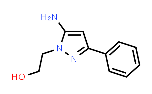 CAS No. 14085-42-8, 2-(5-Amino-3-phenyl-1H-pyrazol-1-yl)ethan-1-ol