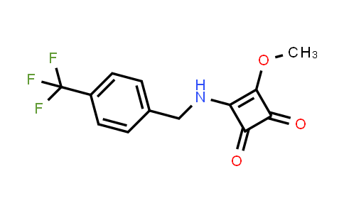 CAS No. 1411983-36-2, 3-Methoxy-4-{[4-(trifluoromethyl)benzyl]amino}cyclobut-3-ene-1,2-dione