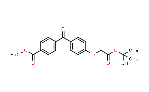 CAS No. 1414363-55-5, Benzoic acid, 4-[4-[2-(1,1-dimethylethoxy)-2-oxoethoxy]benzoyl]-, methyl ester