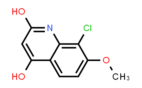 CAS No. 1415562-72-9, 8-Chloro-7-methoxyquinoline-2,4-diol