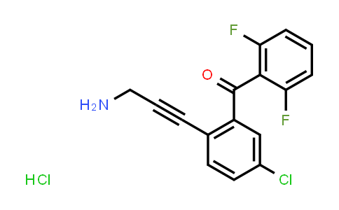 CAS No. 1415562-79-6, (2-(3-Aminoprop-1-ynyl)-5-chlorophenyl)(2,6-difluorophenyl)methanone (Hydrochloride)