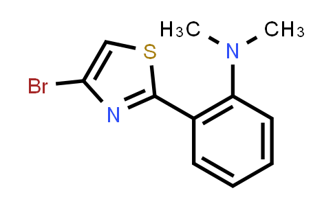 CAS No. 1415562-86-5, 2-(4-Bromothiazol-2-yl)-N,N-dimethylaniline