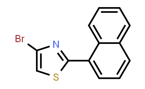 CAS No. 1415562-89-8, 4-Bromo-2-(naphthalen-1-yl)thiazole