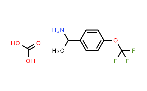 CAS No. 1415564-50-9, 1-(4-(Trifluoromethoxy)phenyl)ethan-1-amine carbonate
