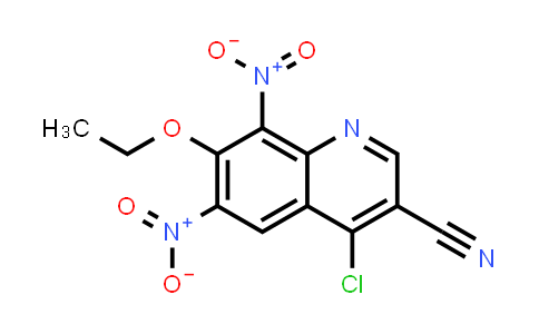 CAS No. 1415564-65-6, 4-Chloro-7-ethoxy-6,8-dinitroquinoline-3-carbonitrile