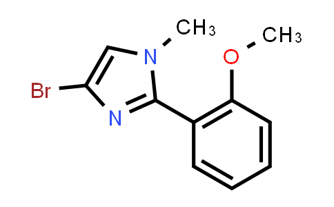 CAS No. 1415564-66-7, 4-Bromo-2-(2-methoxyphenyl)-1-methyl-1H-imidazole