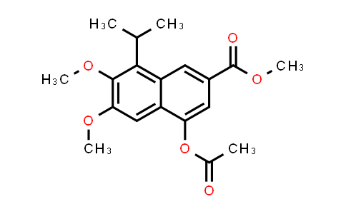 CAS No. 1415564-72-5, Methyl 4-acetoxy-8-isopropyl-6,7-dimethoxy-2-naphthoate