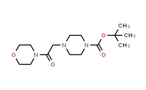 CAS No. 1415564-79-2, tert-Butyl 4-(2-morpholino-2-oxoethyl)piperazine-1-carboxylate