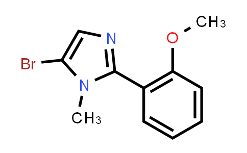 CAS No. 1415564-80-5, 5-Bromo-2-(2-methoxyphenyl)-1-methyl-1H-imidazole