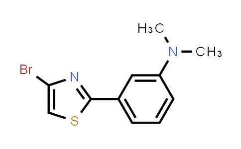 CAS No. 1415564-87-2, 3-(4-Bromothiazol-2-yl)-N,N-dimethylaniline